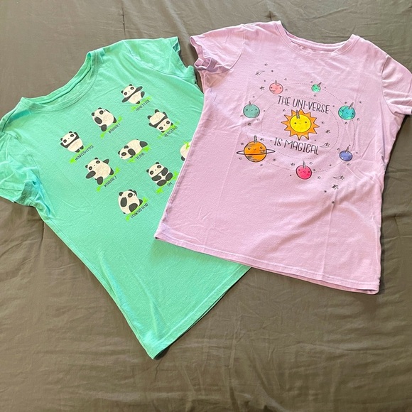 Bundle of cat & Jack T-shirt’s girls sz 10/12 - Picture 1 of 15